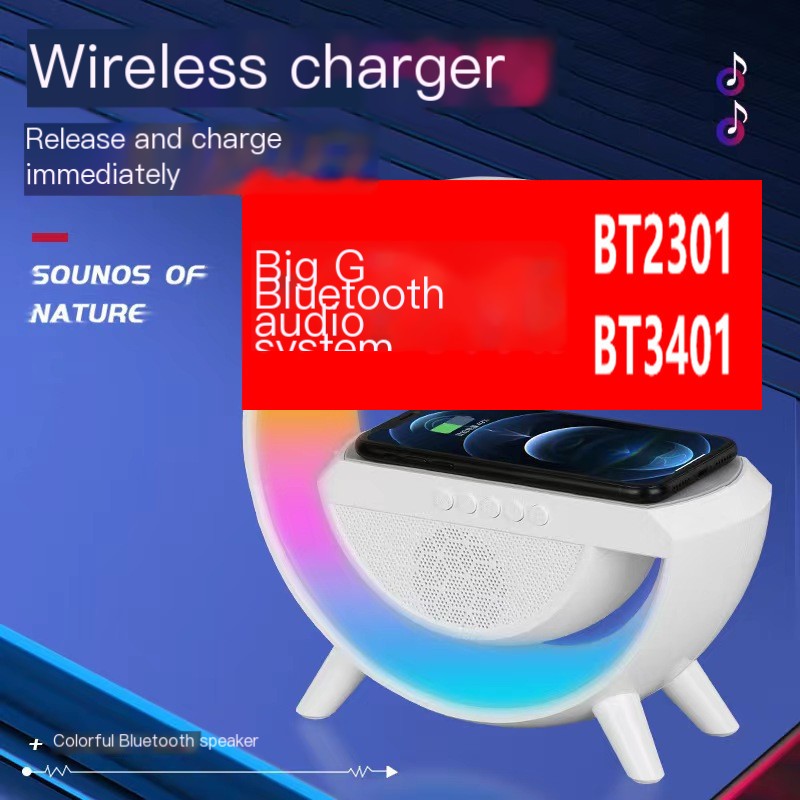 Bluetooth Speaker with LED Light