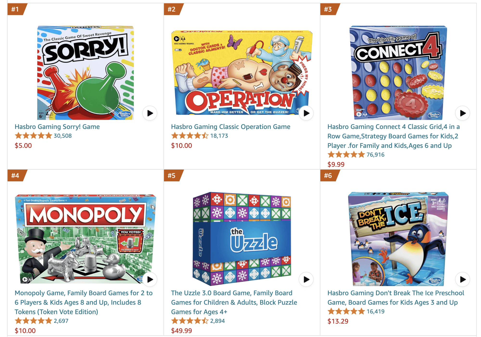 Board games