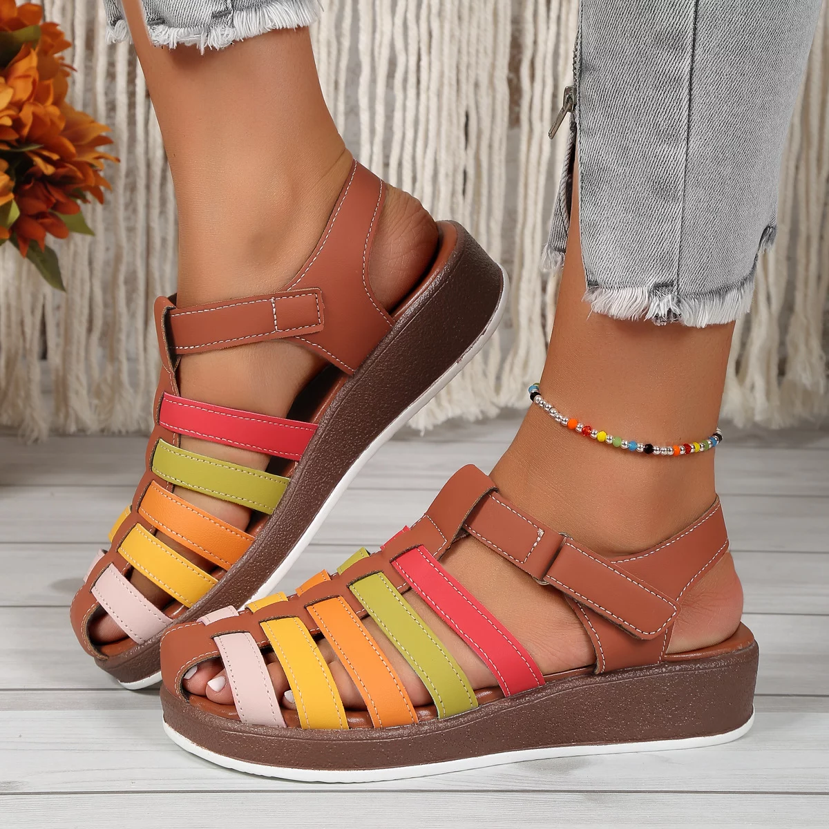 Flat Low Top Casual Sandals