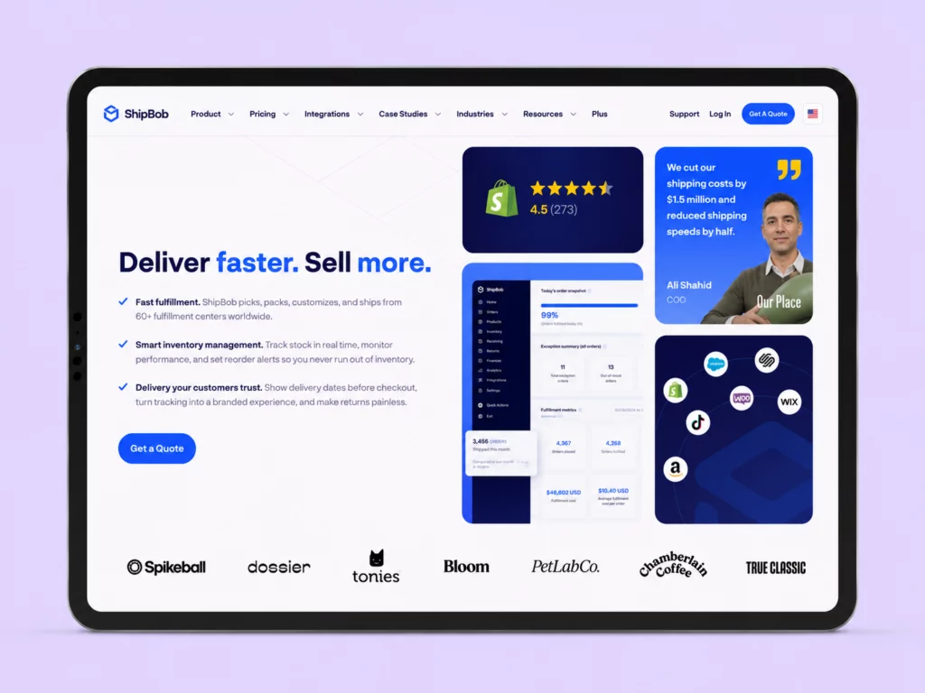shipbob best 3pl logistics company