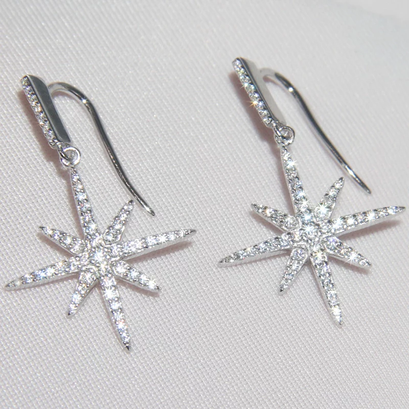 Star Drop Earrings